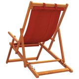  Sklopive stolice za plažu od tkanine 2 kom crvene | shoptok.hr