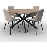 Bessagi Home Jedilna garnitura Eolona, miza Ø 120cm, 4x stol Cene