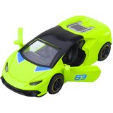SPORTS Car Pull Back Metal Neon Green 1:43 | Shoptok.si