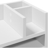  Organizator za stol bijeli 44,5 x 24 x 25 cm konstruirano drvo | shoptok.hr