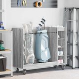 Golf ormar s kotačem Jednobojno Siva Sonoma 120 x 45 x 98 cm | shoptok.hr