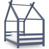  Okvir za dječji krevet od masivne borovine sivi 80 x 160 cm | shoptok.hr