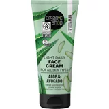 Organic Shop Light Daily Face Cream Aloe & Avocado