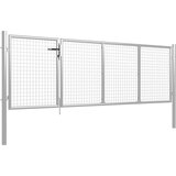  Vrata jeklena 350x75 cm srebrna | Shoptok.si