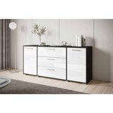MID.YOU komoda bogota, antracit, bela | Shoptok.si