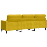  Trosjed žuti 210 cm baršunasti | shoptok.hr