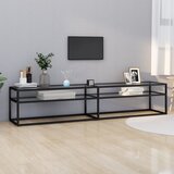 Furnova TV omarica prozorna 200x40x40,5 cm kaljeno steklo, (21923805) | Shoptok.si
