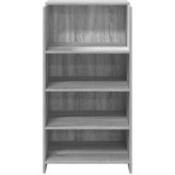 vidaXL Sprejemna miza siva sonoma 55x50x103,5 cm inženirski les | Shoptok.si