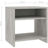  Nočne omarice 2 kosa betonsko sive 40x30x40 cm iverna plošča, (20733085) | Shoptok.si