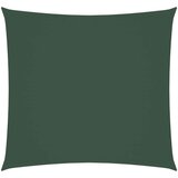 vidaXL Senčno jadro oksford blago kvadratno 7x7 m temno zeleno, (20743240) | Shoptok.si