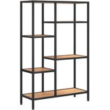  Polica za knjige 80x30x120 cm od čelika i konstruiranog drva | shoptok.hr