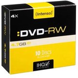 Intenso DVD-RW 4,7 GB 4x 10 pakiranje, (5000554284) Cene