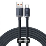 Baseus kabel USB A-C 1.2m 100W PD Crystal shine črn CAJY000401 | Shoptok.si
