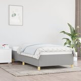  Okvir za krevet bez madraca svjetlosivi 80x200 cm od tkanine | shoptok.hr