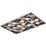 CINQUE črna led stropna svetilka z glasovnim upravljanjem s pomočjo mobilne aplikacije s kovinskim senčilom 70x115 cm cifavo – | Shoptok.si