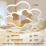 BLMYL LED 50 cm stropna svetilka v obliki rože | Shoptok.si