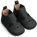 Liewood otroški usnjeni copatki cat black cene