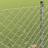  Ograda od lančane veze 10 x 0,8 m Pocinčani čelik Srebrno | shoptok.hr