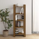 The Living Store Knjižna omara/pregrada medeno rjava 60x35x160 cm trden les - Knjižna Omara, (21431278) Cene
