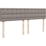  Otomanski okvir kreveta s madracima smeđesivi 200x200cm tkanine | shoptok.hr