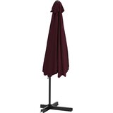  Vrtni suncobran s čeličnim stupom 300 cm bordo | shoptok.hr