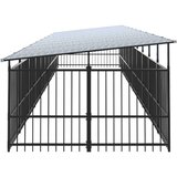  kavez za pse s krovom čelični 18,77 m² | Eponuda.com