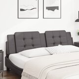 The Living Store Vzglavna stranica siva 180 cm umetno usnje - Vzglavna Stranica, (21659050) | Shoptok.si