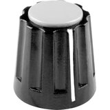 Mentor okretni gumb s gumbom za obilježavanje crna (ø x v) 14.5 mm x 14 mm 331.61 1 st Cijene