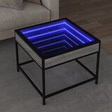 vidaXL Stolić s beskonačnim LED svjetlima boja hrasta 50x50x41 cm Cijene