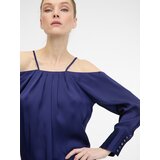 Orsay Dark blue women's blouse with open shoulders - Women | Shoptok.si