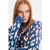 Trendyol Indigo Crew Collar Knitwear Sweater | shoptok.hr