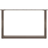  Noge za klub stolić U-oblik 2 kom Prirodni čelik 60 x (42-43) cm Čelik | shoptok.hr