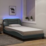  Okvir kreveta s LED-om bez madraca Hvar 100x200 cm od tkanine | shoptok.hr