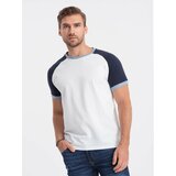 Ombre Men's cotton reglan t-shirt Cene