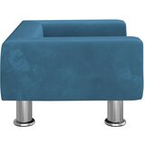  Krevet za pse plavi 50x40x26,5 cm baršunasti | shoptok.hr