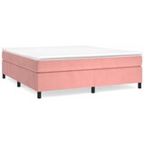 The Living Store Posteljni okvir roza 160x200 cm žamet - Box Spring Posteljni Okvir, (21488335) | Shoptok.si