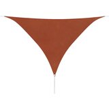 vidaXL Senčno jadro oksford tekstil trikotno 3,6x3,6x3,6 m terakota | Shoptok.si