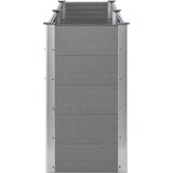  Vrtna posuda za sadnju 250 x 50 x 91 cm WPC siva | shoptok.hr