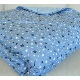 Blue Bell Stars Plava-Štep deka 140 cm x 200 cm | ePonuda.com