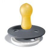 Bibs duda varalica - lateks Colour (okrugle) - Iron GLOW/Baby Blue GLOW (vel.2) BIBS-INB-2 iron/baby blue | shoptok.hr