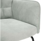 vidaXL Gugalni stol svetlo siv žamet | Shoptok.si