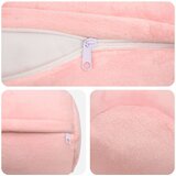  Presvlaka za jastuk 6 pcs HEERLEN Ružičasta Ø 15 x 40 cm Flanel | shoptok.hr