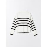 LC Waikiki Crew Neck Striped Long Sleeve Women's Knitwear Sweater | ePonuda.com