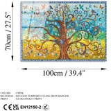 Wallity UV-211 70 x 100 multicolor decorative tempered glass painting | Eponuda.com