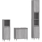  3-dijelni set kupaonskih ormarića boja hrasta sonome drveni | shoptok.hr