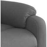 Masažna fotelja tamno siva tkanina - Tamno siva 1 Ručno guranje unatrag | shoptok.hr