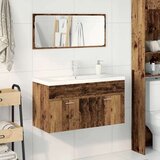  3-dijelni set kupaonskog namještaja od starog drveta | shoptok.hr