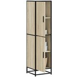vidaXL Visoka omara sonoma hrast 35,5x35x139 cm inž. les in kovina Cene