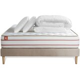Marmottes & Co Celoten paket za posteljo - Vzmetnica 200x200 cm + vzmetnica z letvami (komplet) + 2 vzglavnika + odeja - Le Doux, (21614146) | Shoptok.si