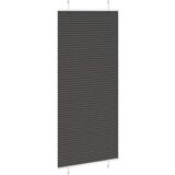 vidaXL Plisirana roleta crna 85x200 cm širina tkanine 84,4 cm | shoptok.hr